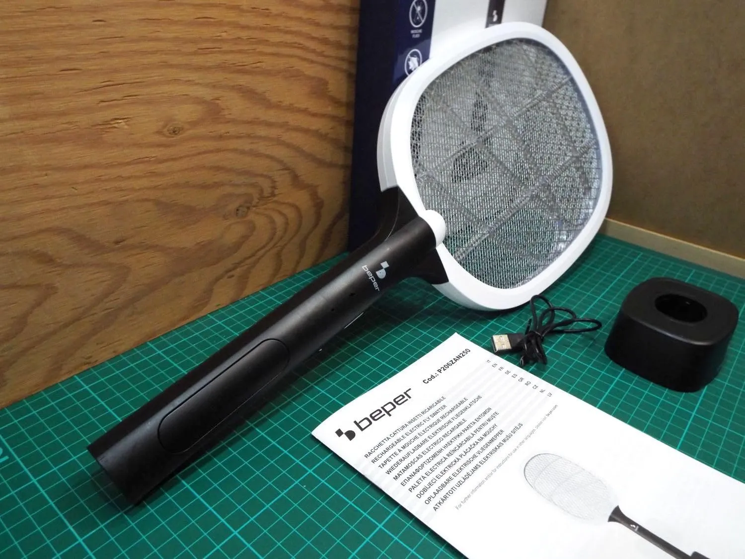 Beper P206ZAN250 racchetta zanzare elettrica USB