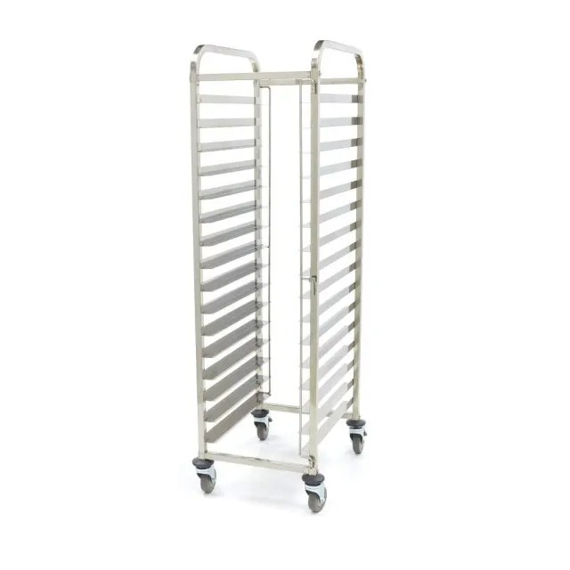 Maxima Carrello portavassoi 16 vassoi 60x40 cm inox