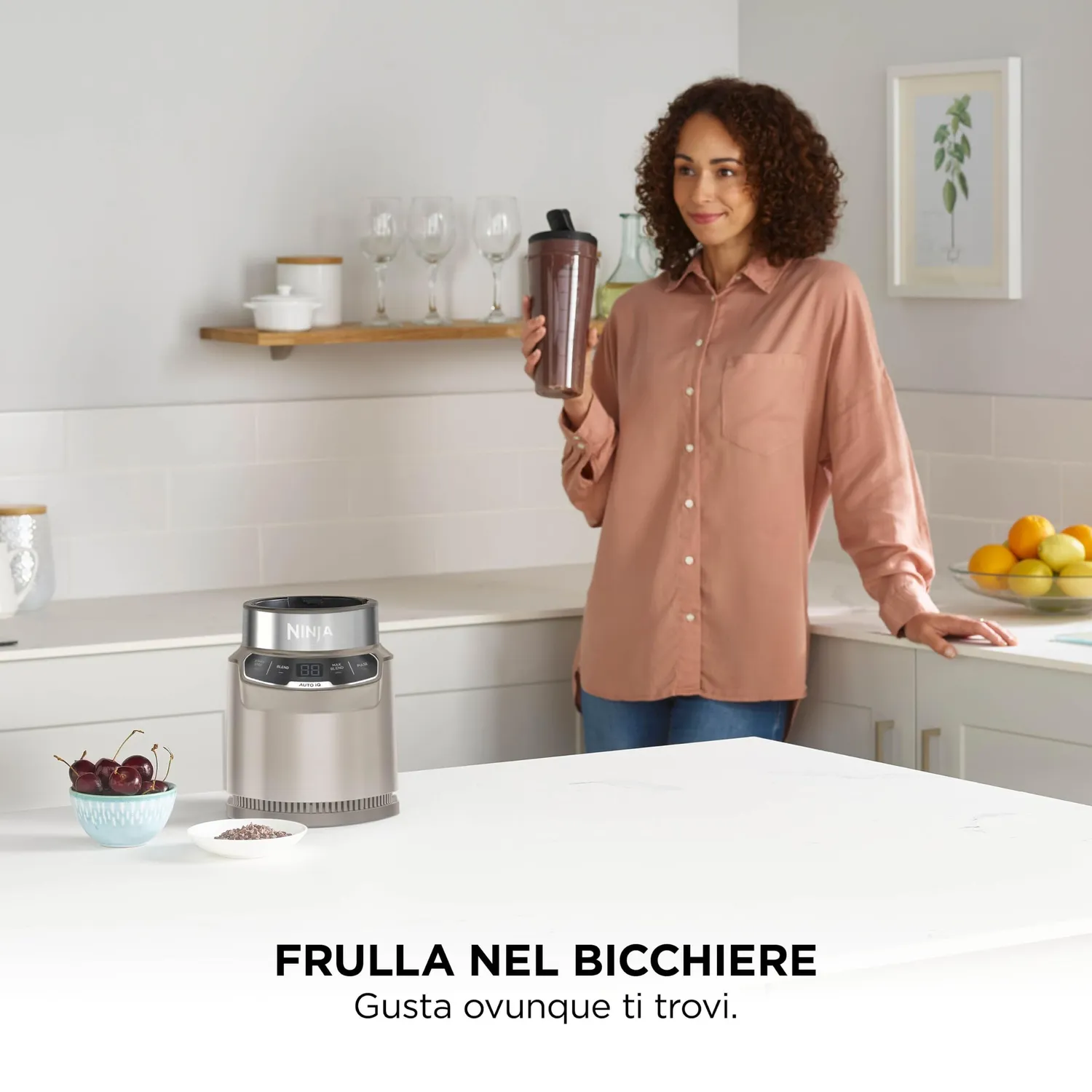 Ninja BN500EUSD1 frullatore 700 ml pietra oro 1000W