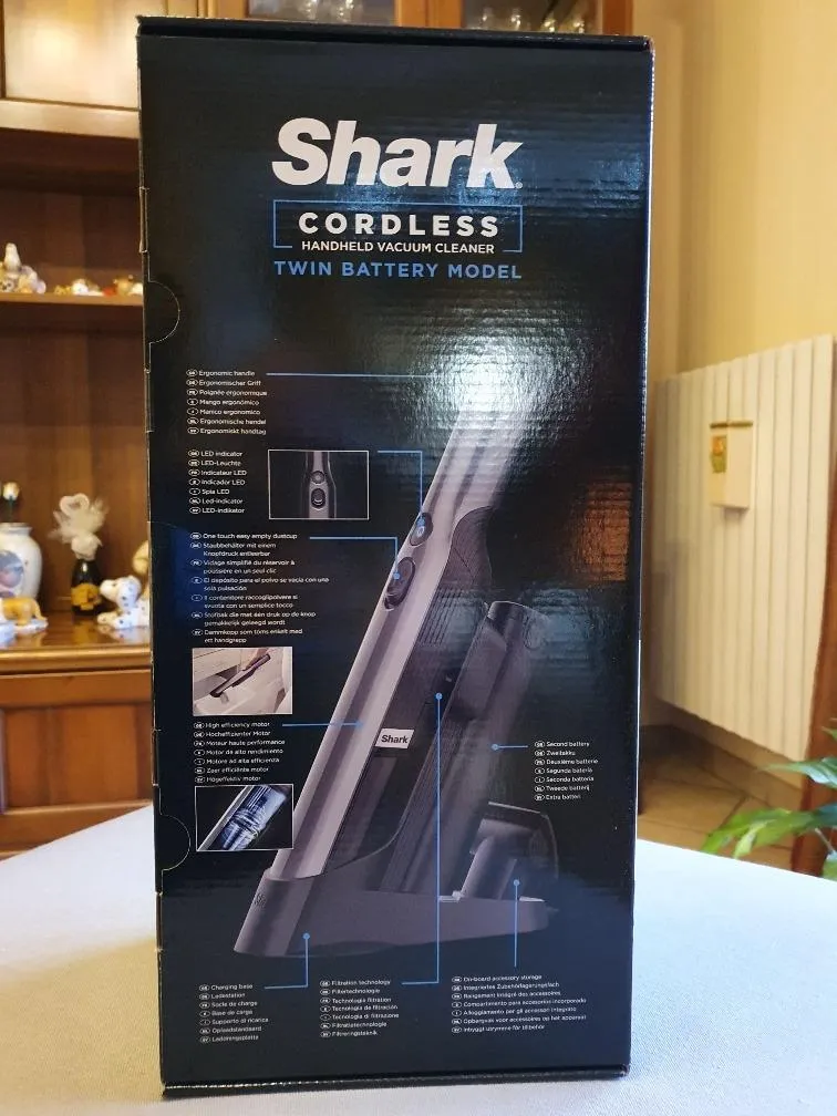 Shark WV251EU aspirapolvere portatile senza fili doppia batteria