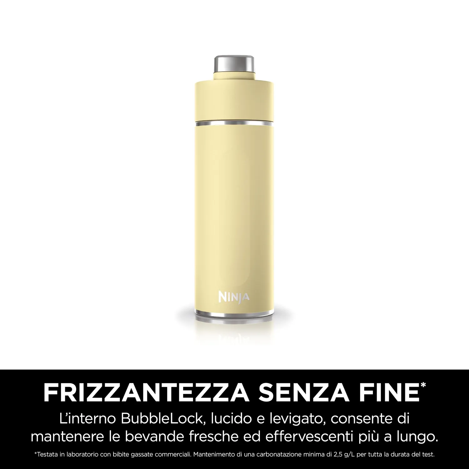 Ninja Thirsti DW2401EUUKYL borraccia termica gassate 700 ml giallo