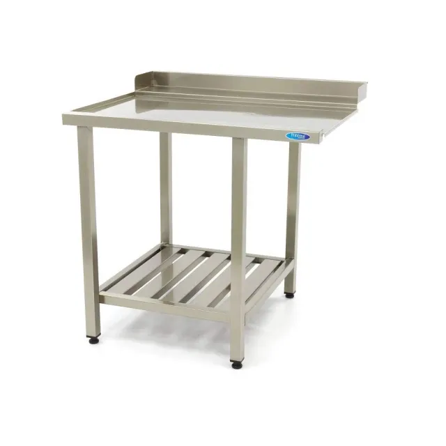 Maxima tavolo per lavastoviglie inox 120x75 cm sinistro