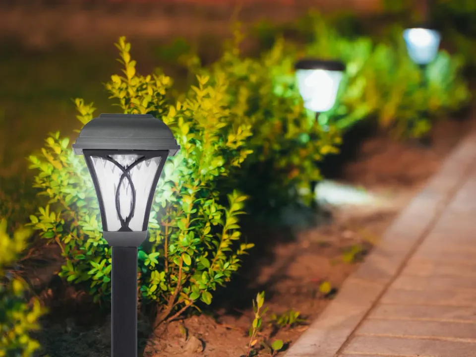 Beper P207ILO040 lampade solari giardino set 4 pezzi picchetto