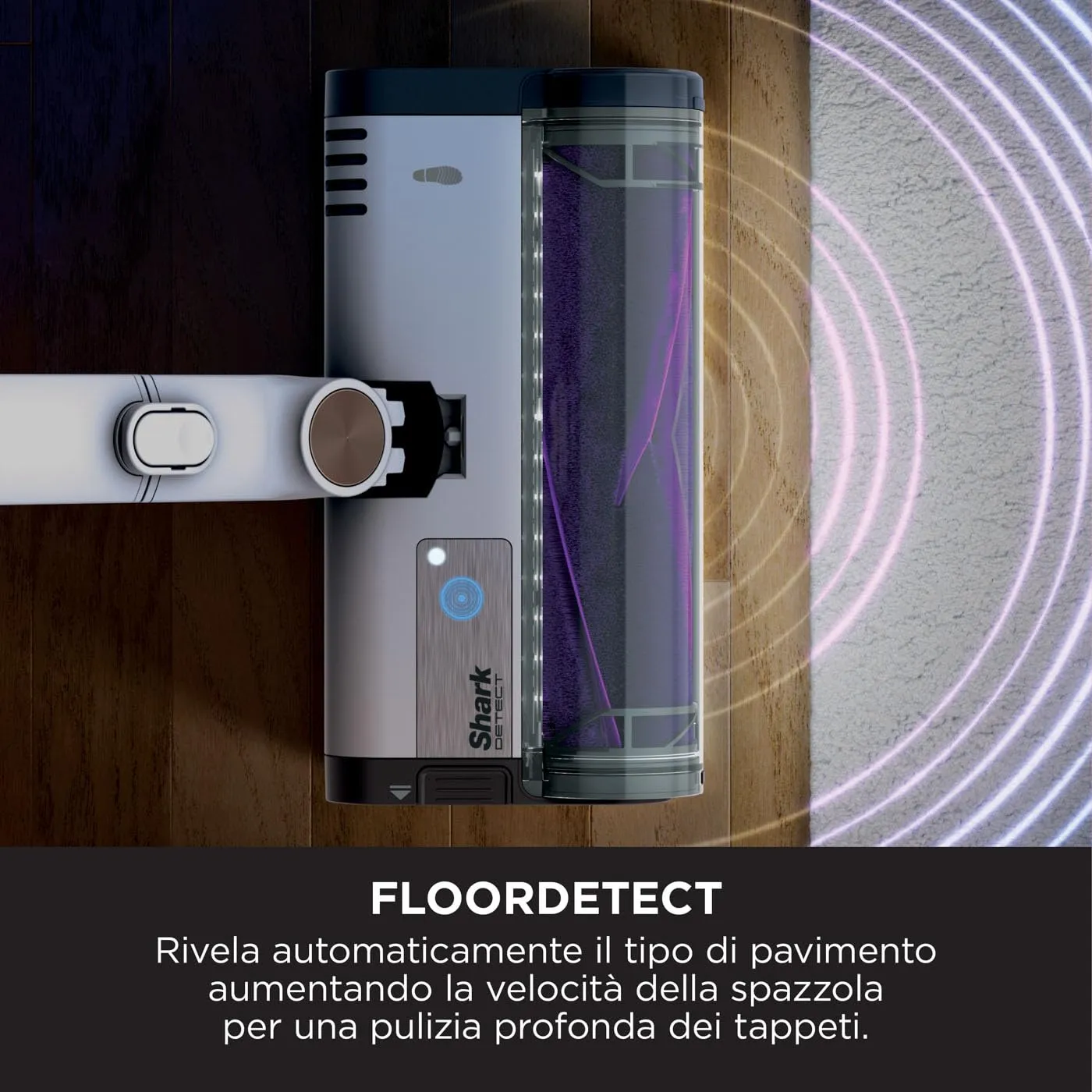 Shark Detect Clean & Empty IW3612EU aspirapolvere senza filo bianco 2L