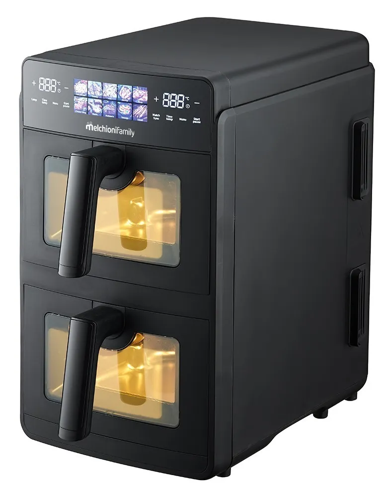 Melchioni Family Giulia friggitrice aria 10L doppio cassetto nera