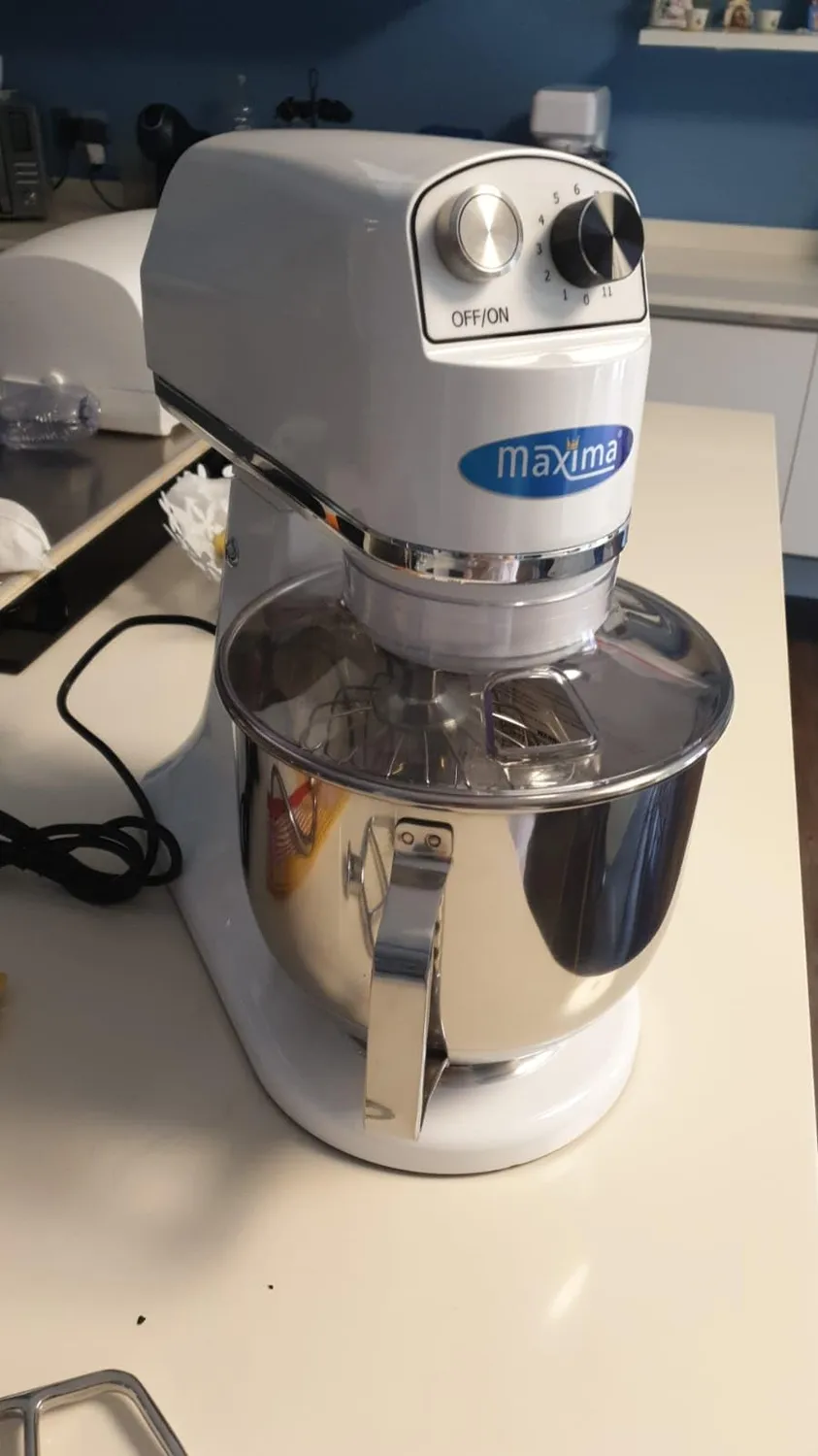 Maxima MPM 7L impastatrice planetaria bianca 7 litri