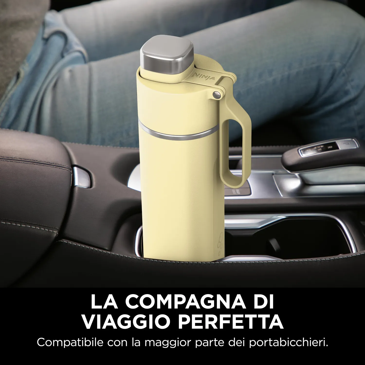 Ninja Thirsti DW2401EUUKYL borraccia termica gassate 700 ml giallo
