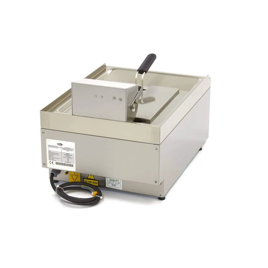 Maxima Friggitrice 10L 1 cestello con rubinetto 400V