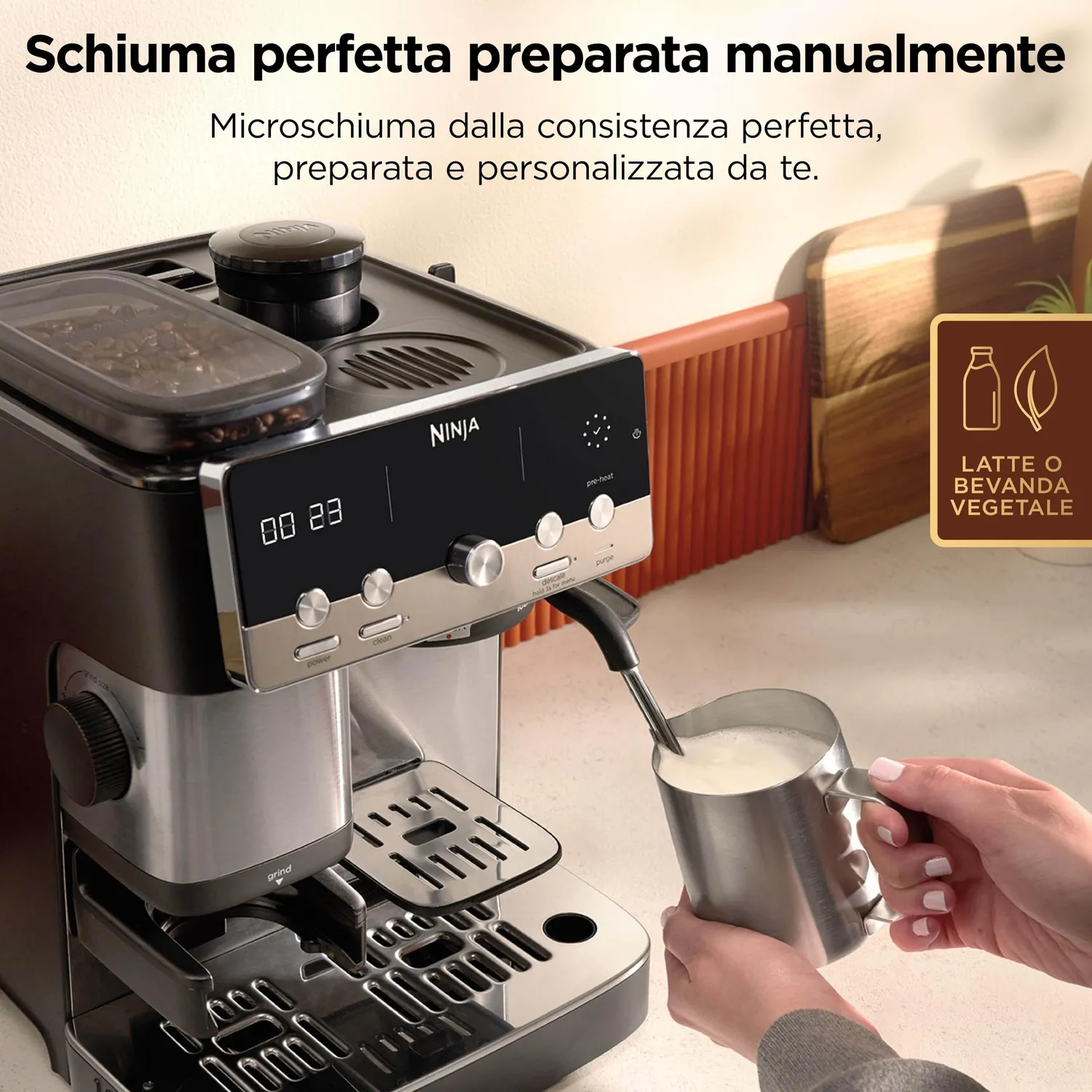 Ninja Luxe Café Mini ES301EU macchina caffè espresso e filtrato 1,3L