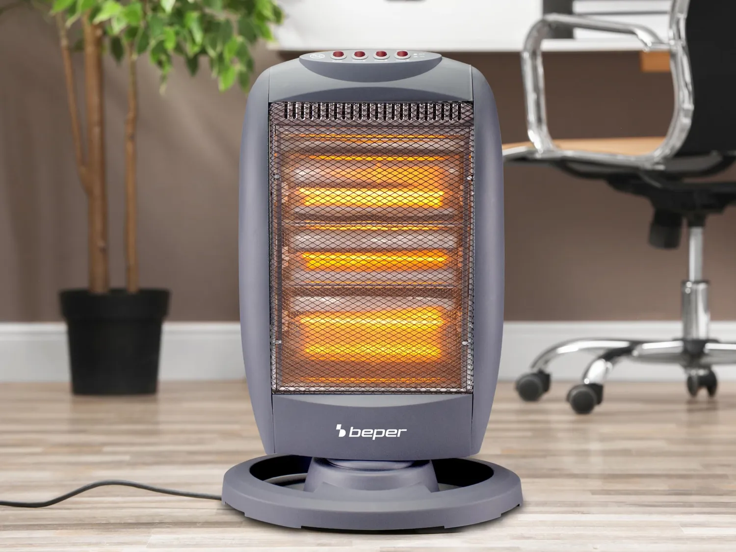 Beper P203PAN011 Pannello Radiante Alogeno 1200W Oscillante
