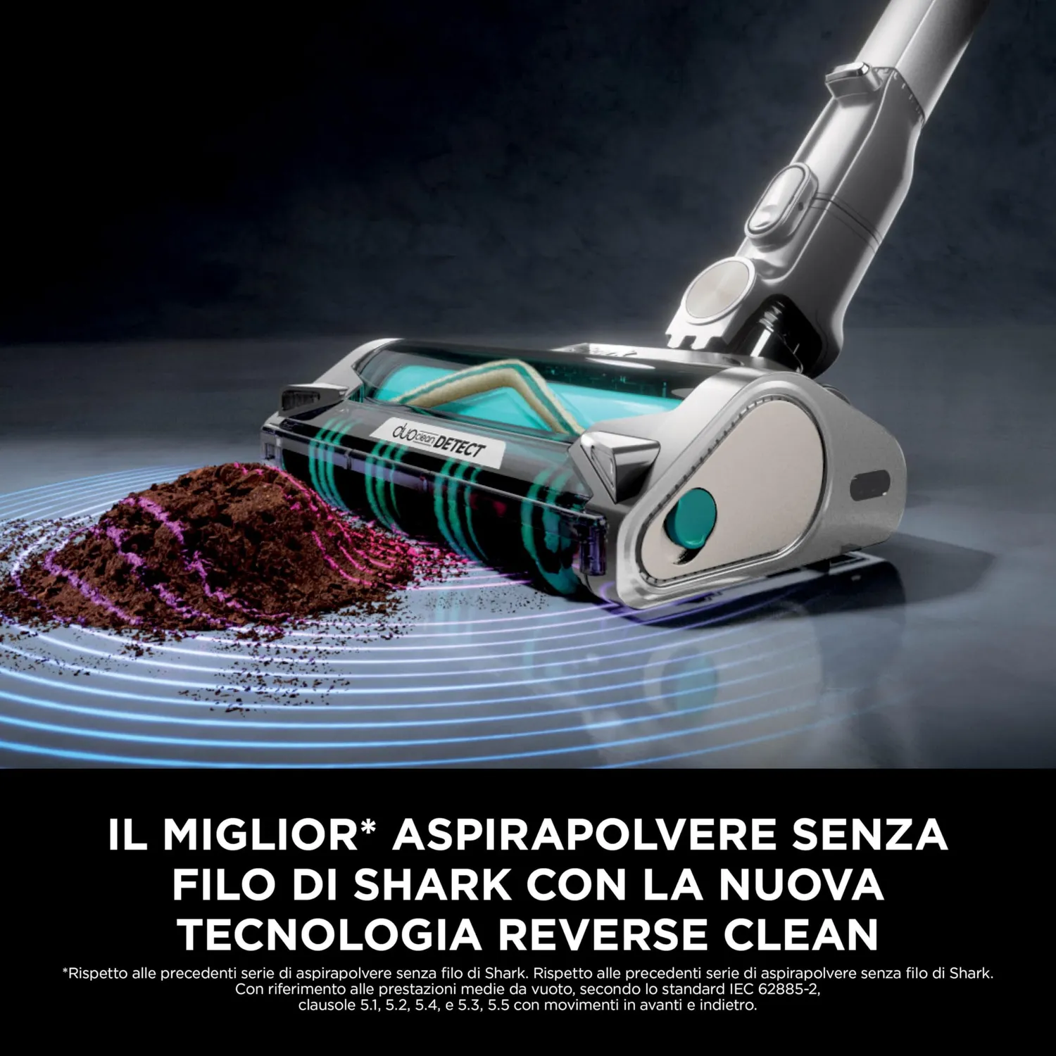 Shark PowerDetect Clean & Empty IP3257EUT aspirapolvere senza fili grigio 0,7 L