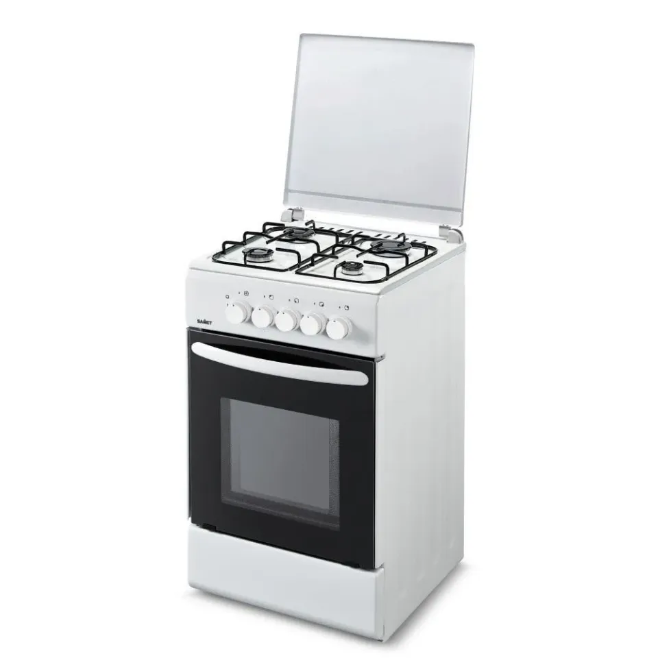 Samet cucina a gas bianca 50x50 cm 4 fuochi