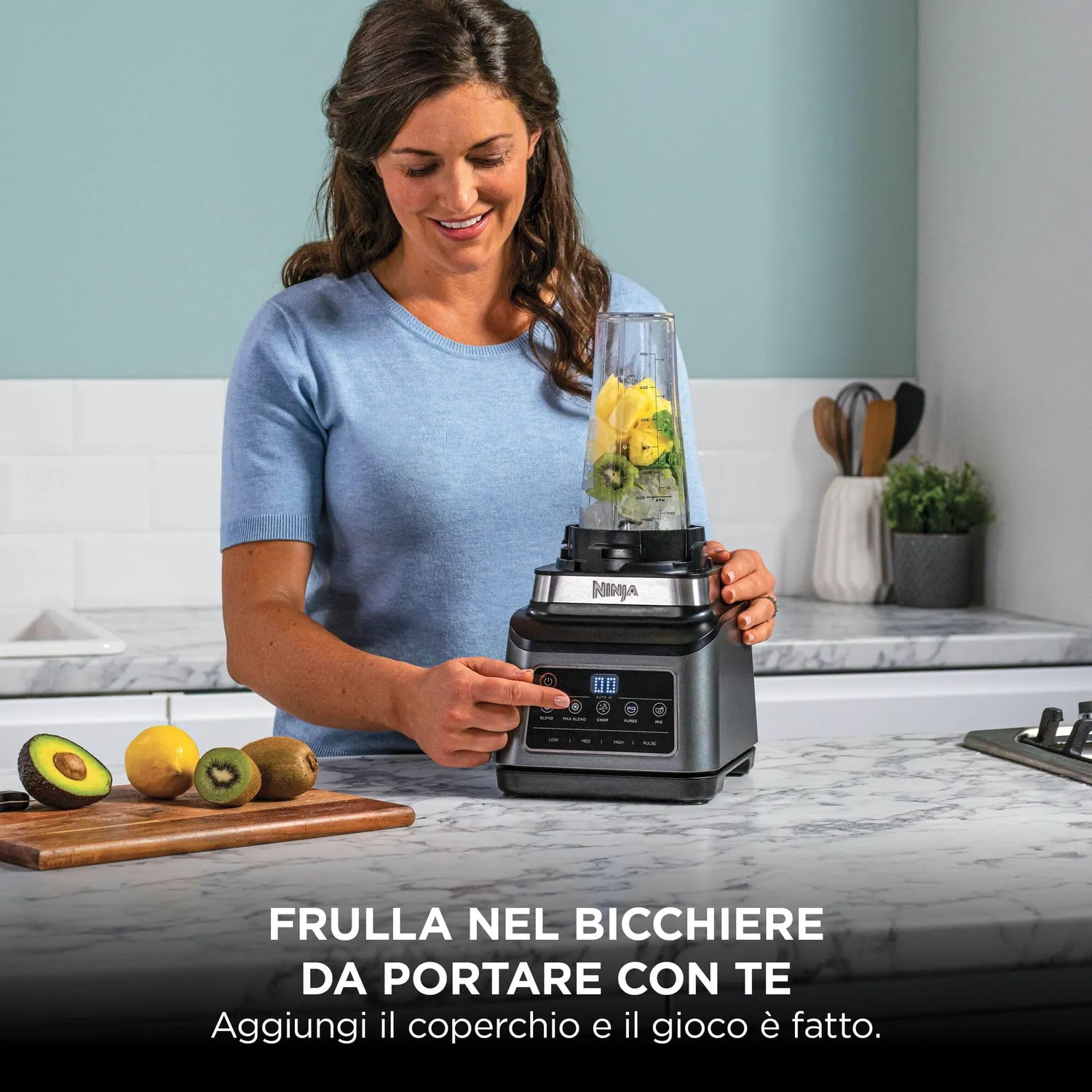 Ninja BN800EU Robot da Cucina 3 in 1 1200W 1,8L