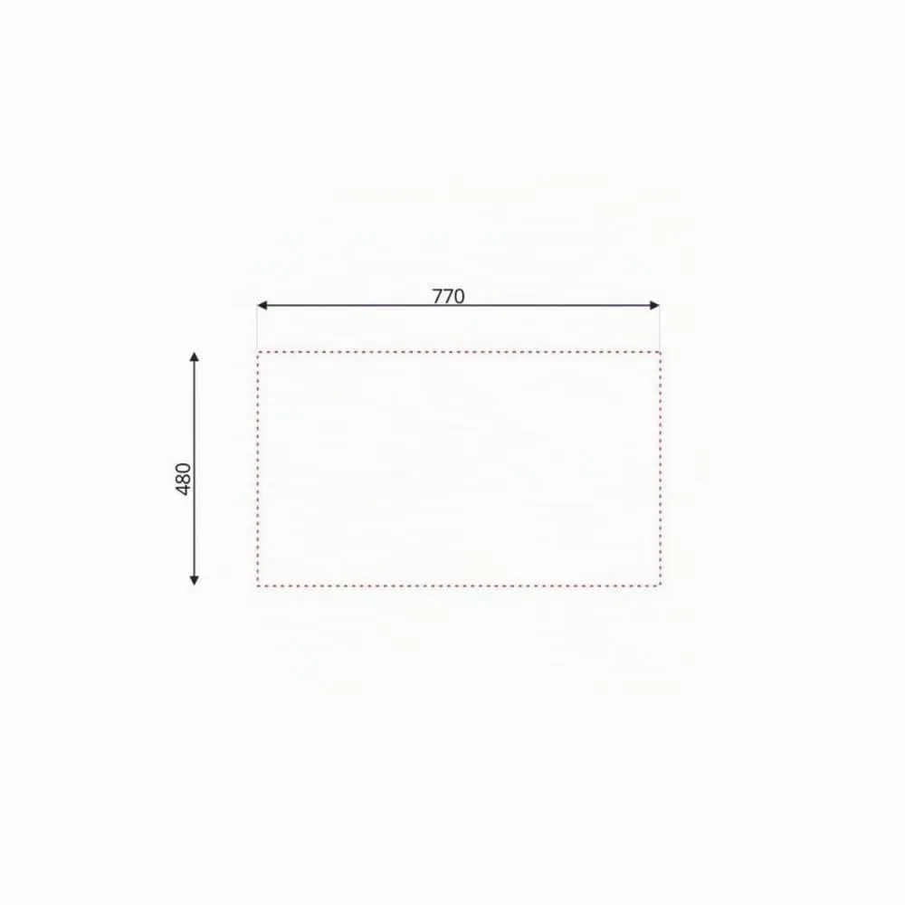 Samet Classic N273 lavello incasso 1 vasca inox 79x50 cm sx