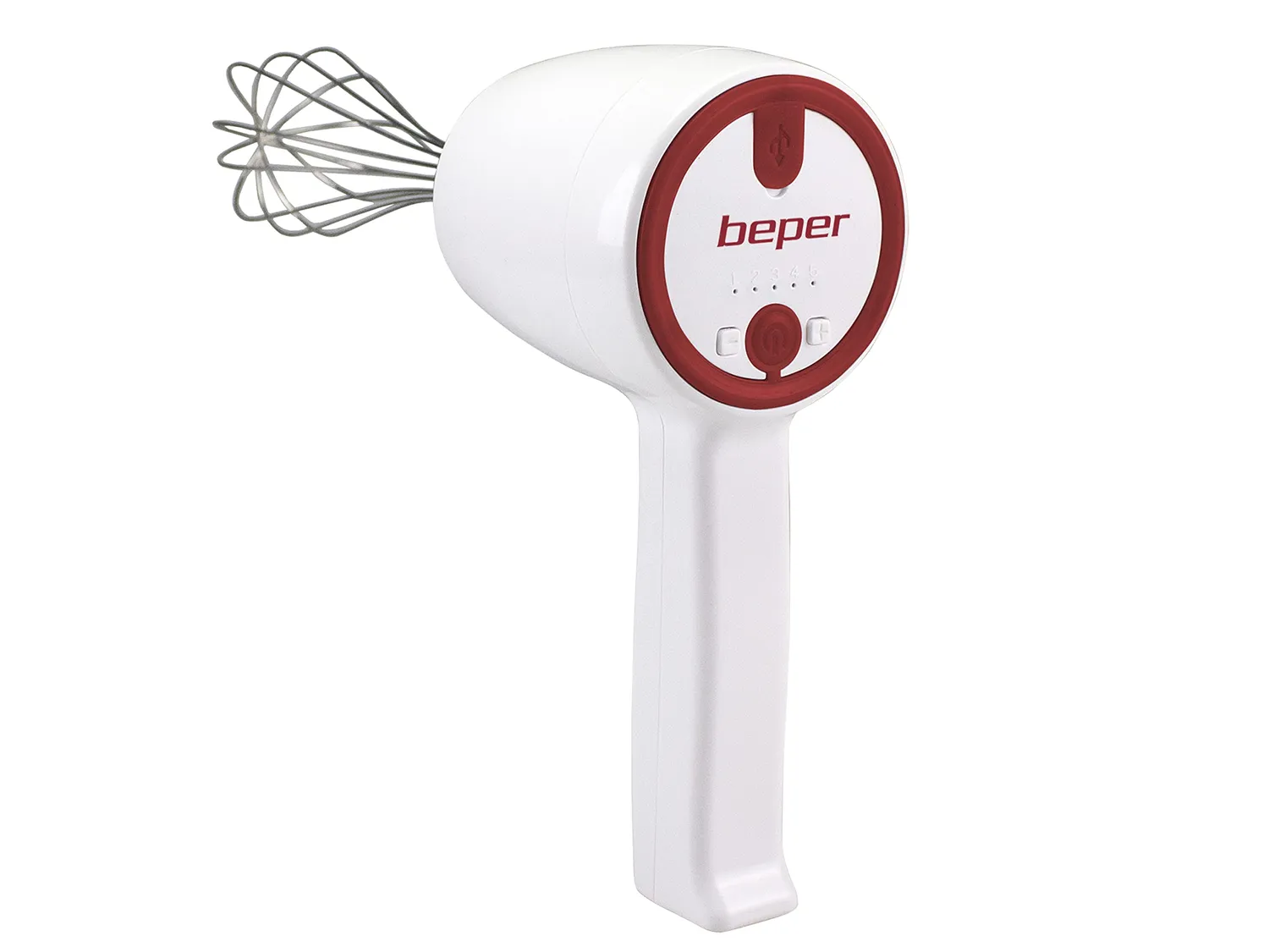 Beper P102SBA007 sbattitore senza fili ricaricabile rosso