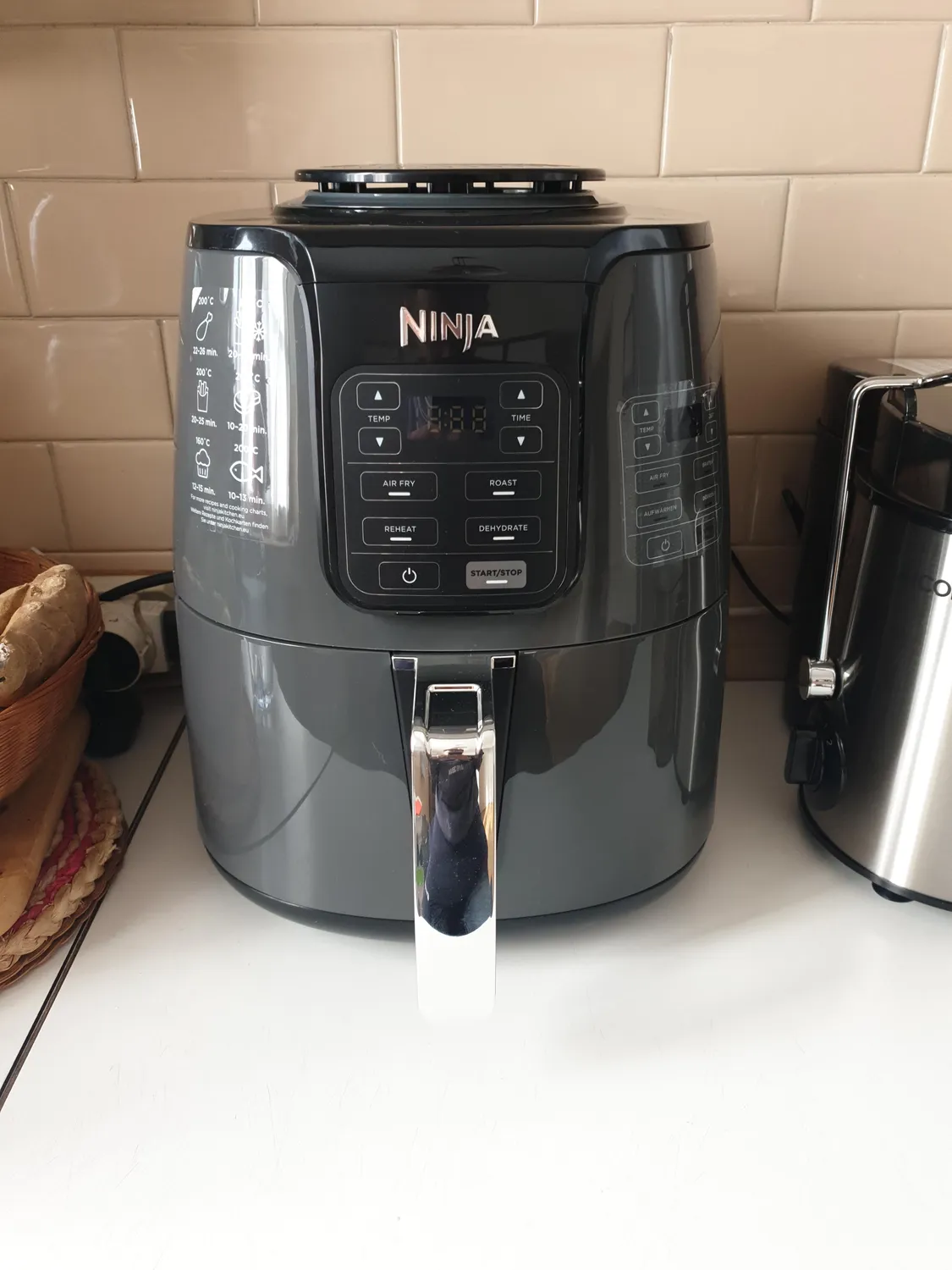 Ninja Air Fryer Max AF160EU Friggitrice 5,2L Grigio Nero