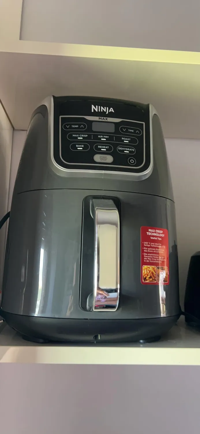 Ninja Air Fryer Max AF160EU Friggitrice 5,2L Grigio Nero