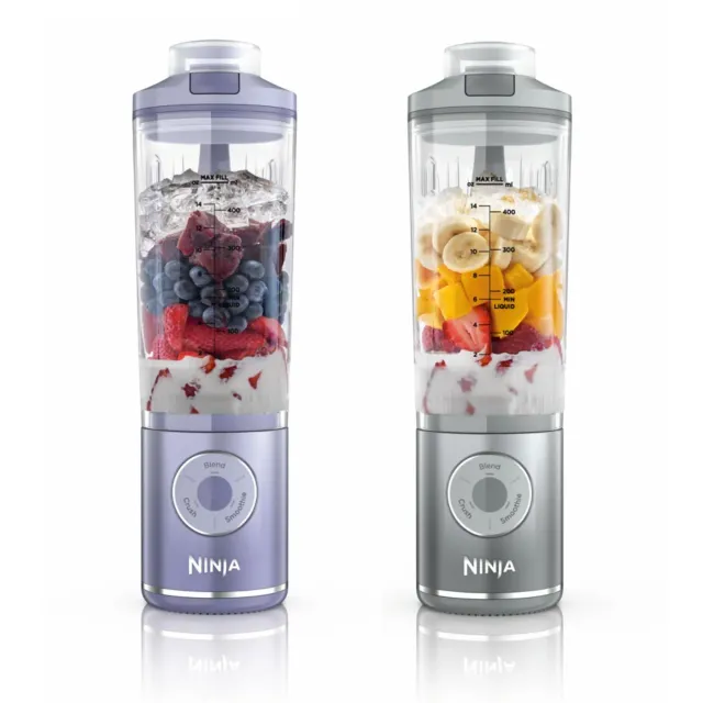 Ninja Blast Max Frullatore Portatile Doppio Lavanda Argento