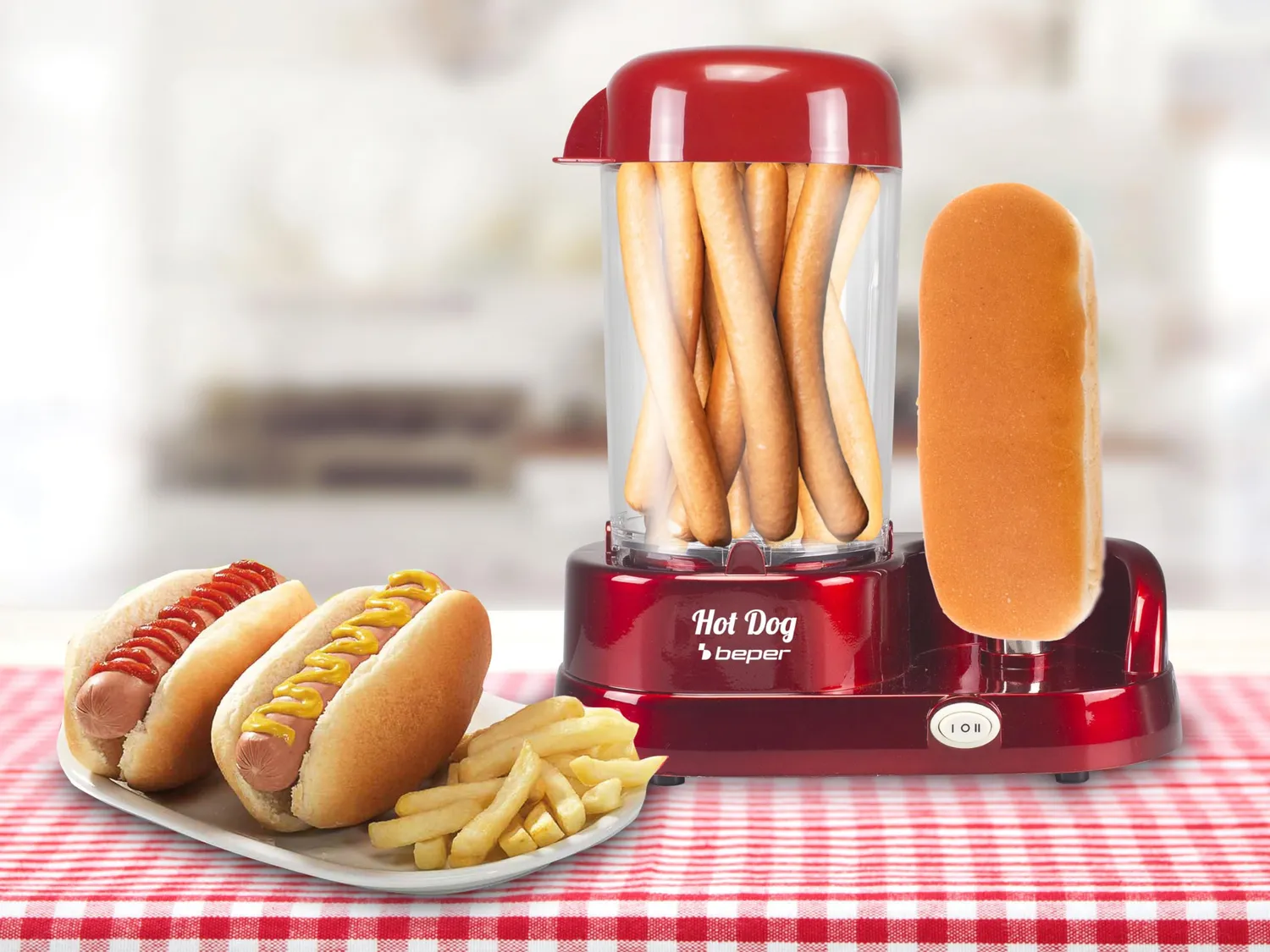 Beper P101CUD501 macchina hot dog vapore 350W