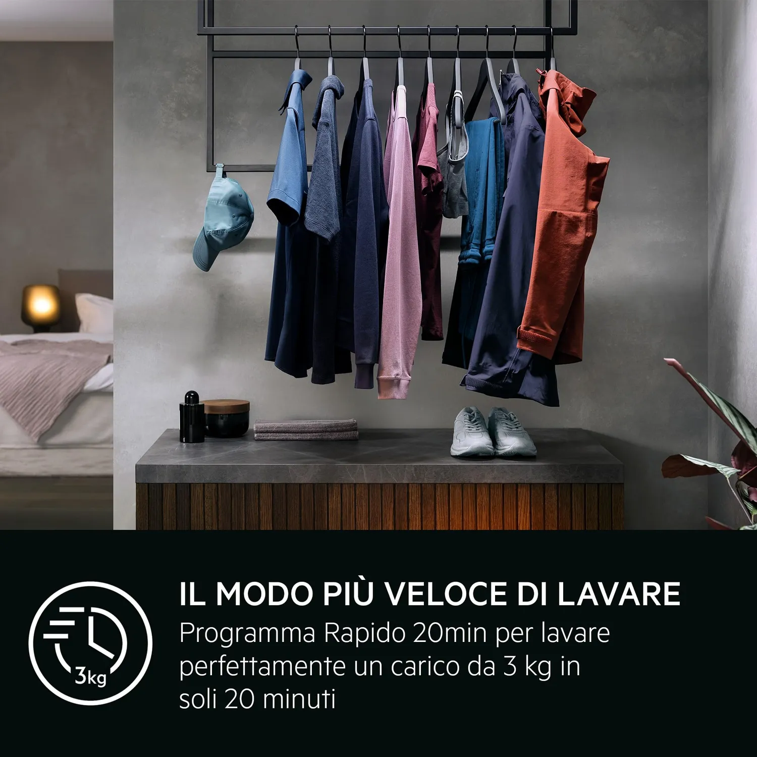 AEG Serie 6000 LR6G94OW Lavatrice 9 Kg ProSense Bianca