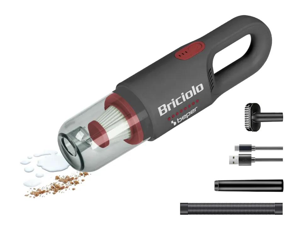 Beper P202ASP401 Aspirabriciole Senza Fili 400 ml Ricaricabile