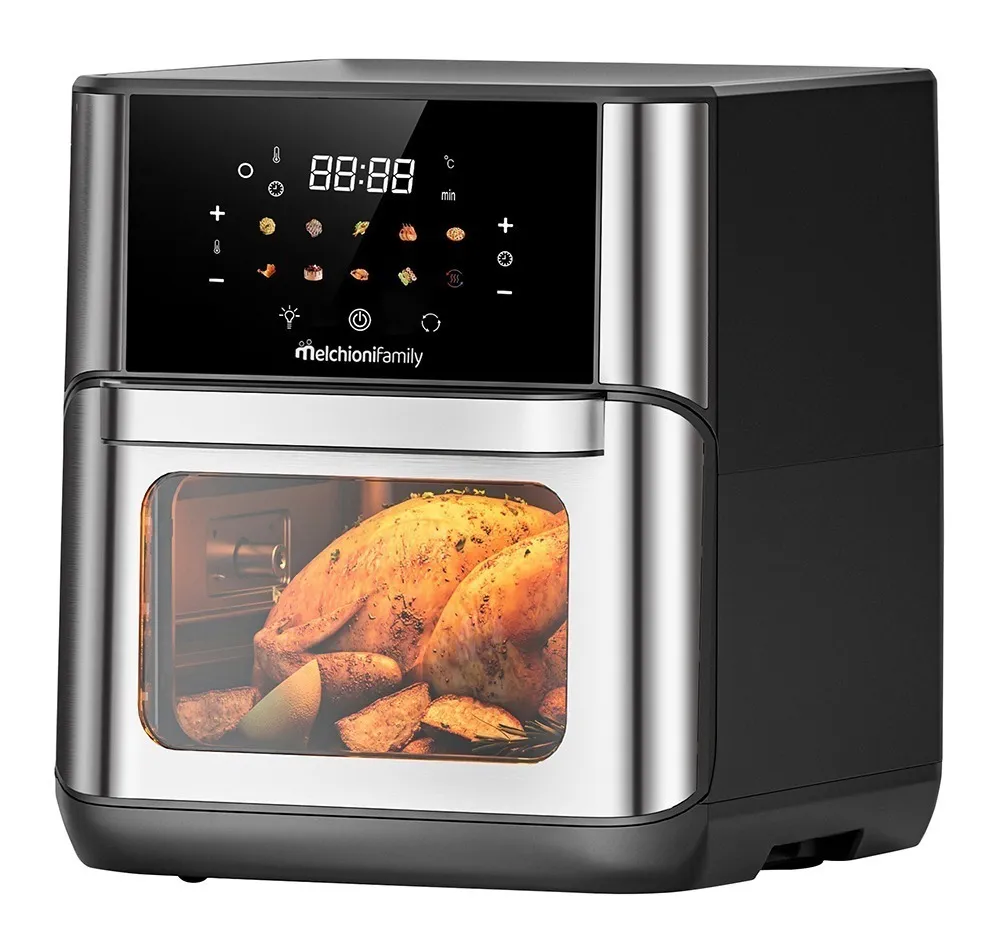Melchioni Family Flora friggitrice ad aria 12L nera 1800W