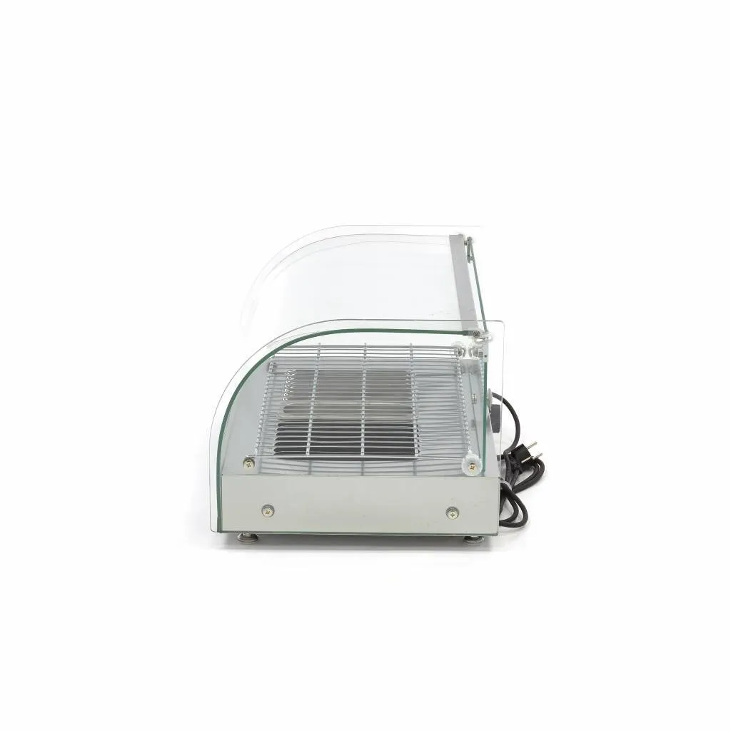 Maxima Vetrinetta Termica 55 cm 25 L 800W vetro curvo
