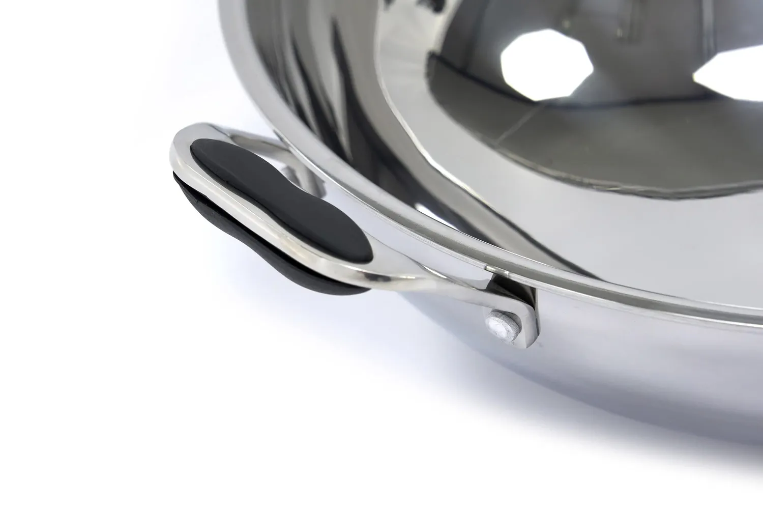 Maxima Padella Wok Ø36 cm Inox per Induzione