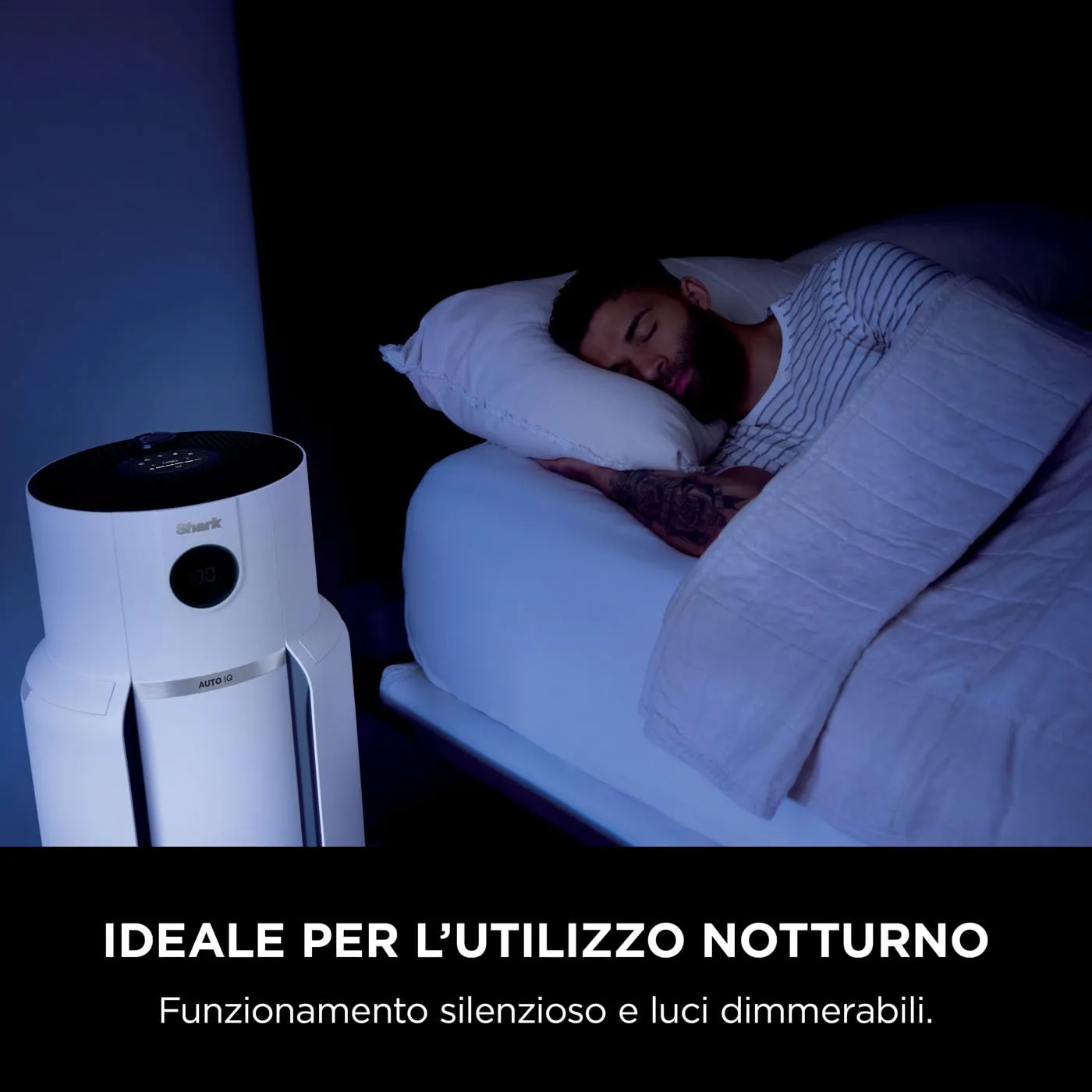 Shark NeverChange MAX purificatore aria bianco 130 mq