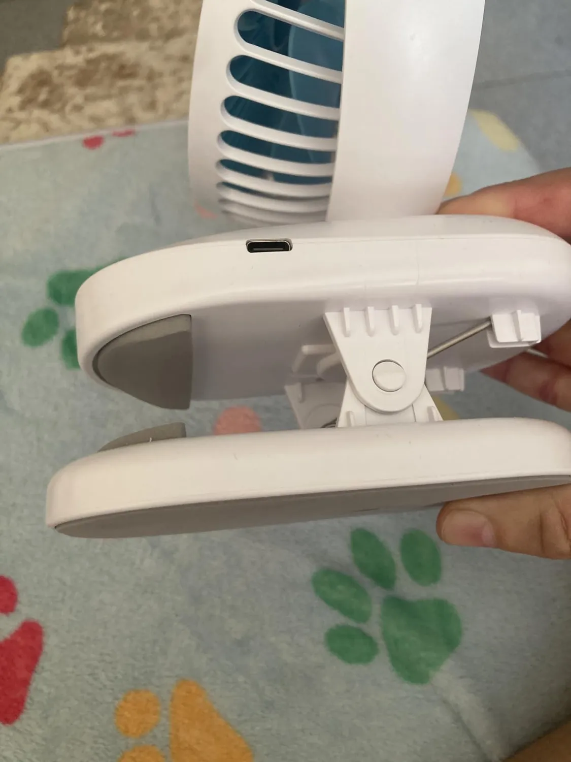 Beper P206VEN421 Mini Ventilatore Clip Ricaricabile USB