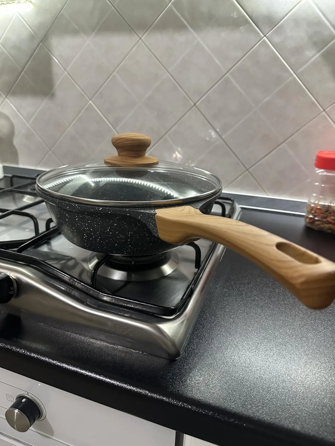 Yashe padella sautè antiaderente 26 cm 4,3L senza PTFE