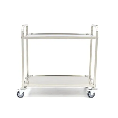 Pizza Maxima Carrello servizio inox 2 ripiani 40 kg