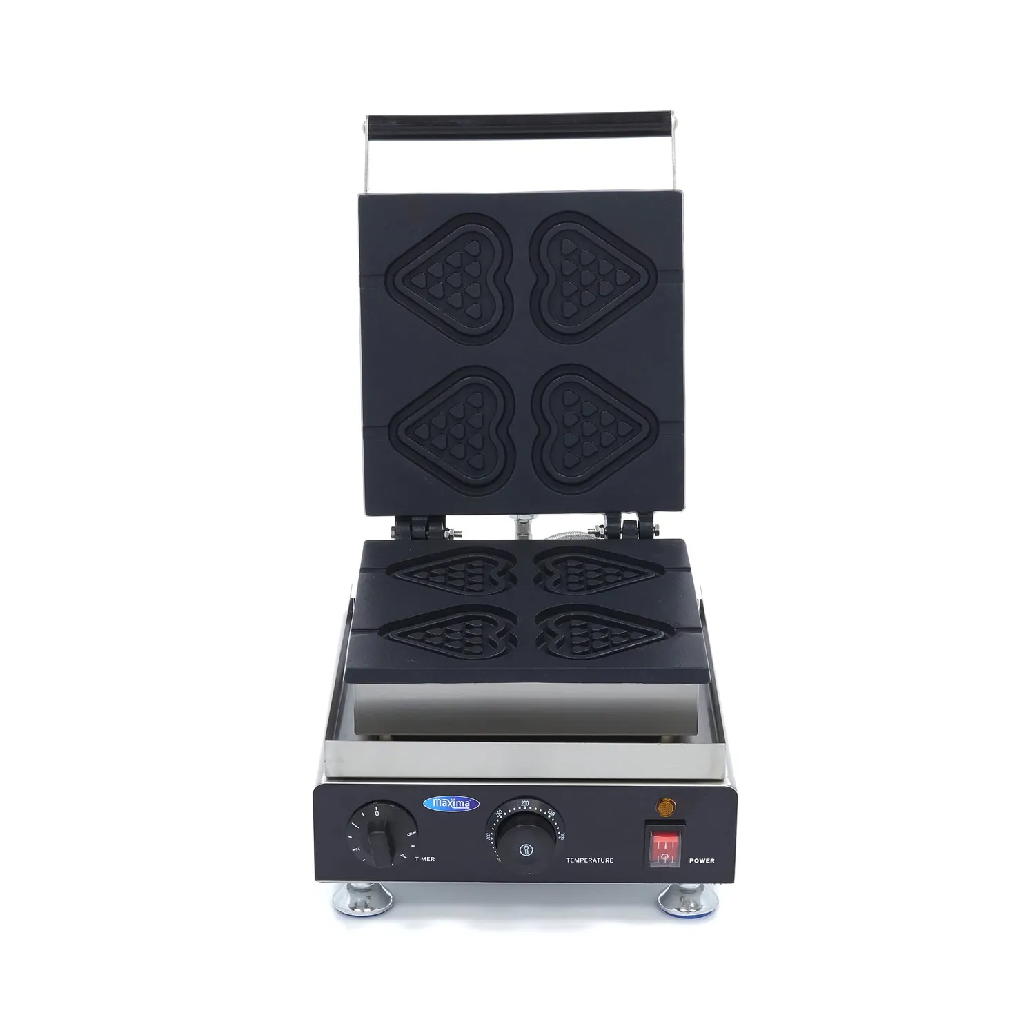 Maxima Gastro Cuore 4 Pezzi Piastra Waffle Lollipop 1750W
