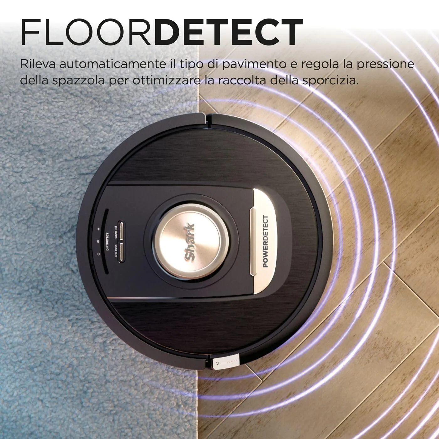Shark PowerDetect robot aspirapolvere nero autosvuotante 60 giorni