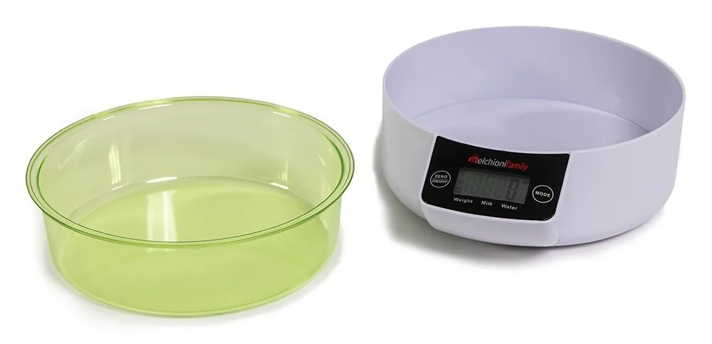 Melchioni Family Allegra WV bilancia cucina 5 kg bianco verde