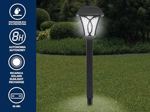 Beper P207ILO040 lampade solari giardino set 4 pezzi picchetto