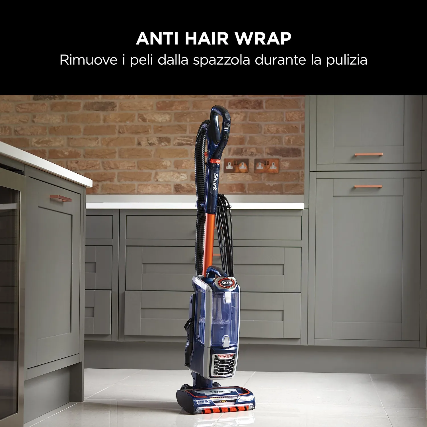 Shark NZ801EUT aspirapolvere filo blu lift-away 8m