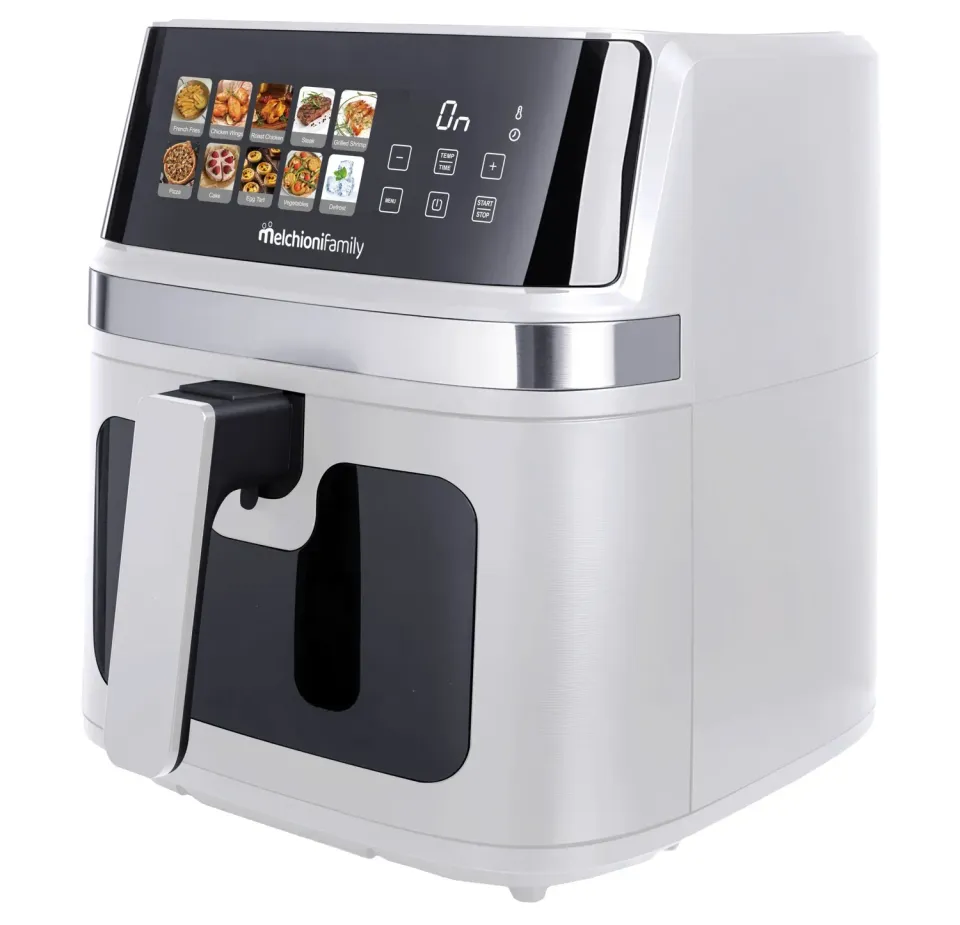 Melchioni Family Gaia Plus 8L friggitrice ad aria bianca doppia resistenza