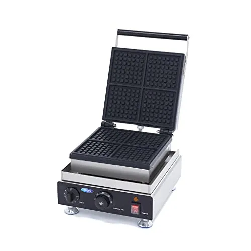 Maxima macchina waffle 4 pezzi mini quadrati antiaderente