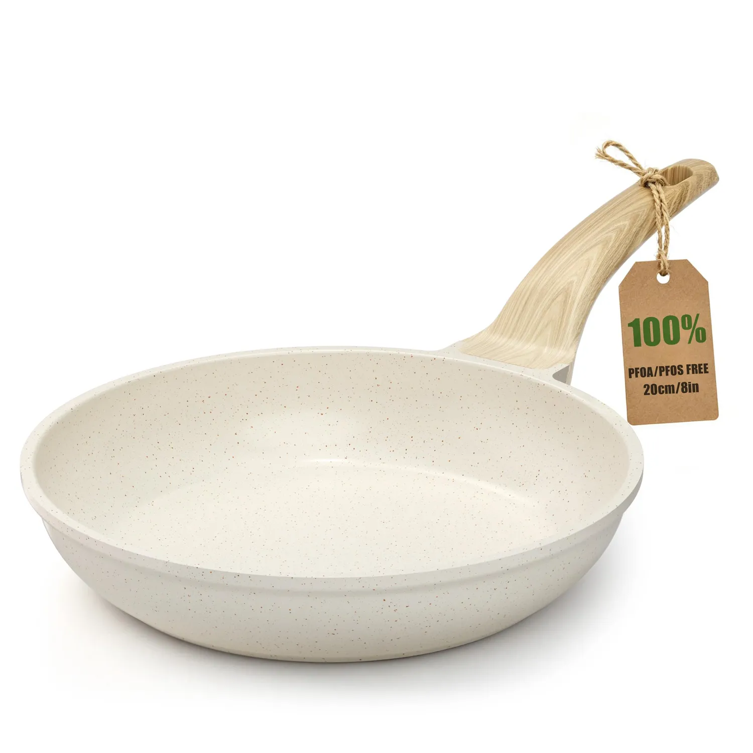 Yashe padella antiaderente 24 cm senza PTFE PFAS