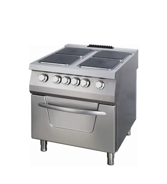 Maxima Premium Cucina Elettrica 4 Fuochi Forno Doppia 90 cm