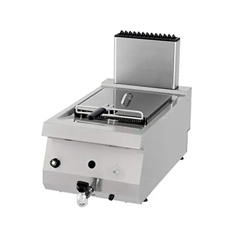 Maxima friggitrice a gas 12 L 10 kW con rubinetto