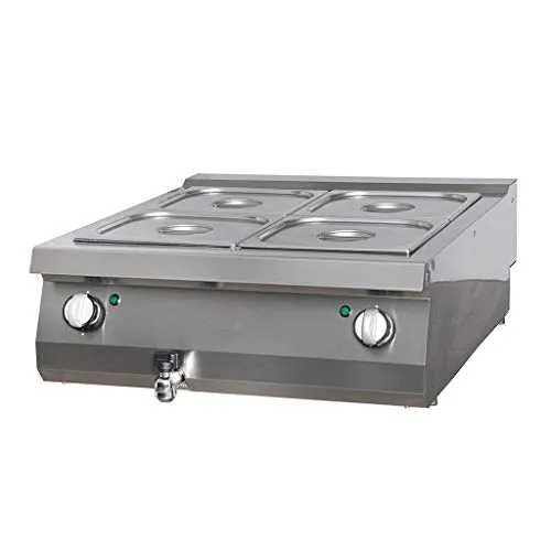 Maxima bagnomaria elettrico doppio GN Heavy Duty