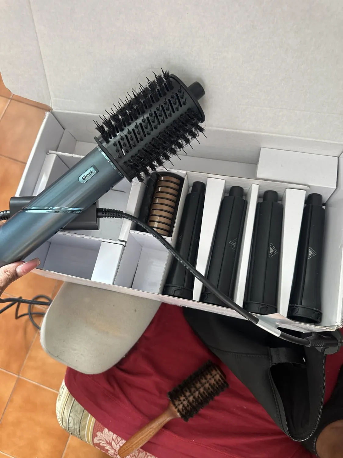 Shark FlexStyle HD440EU styler 5in1 nero oro rosa