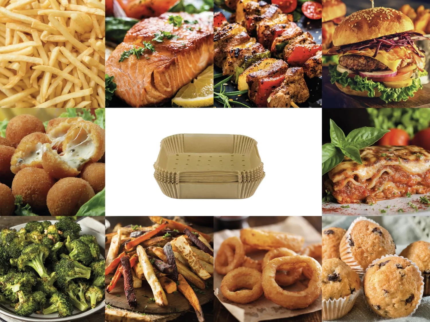 Beper C103ACC003 carta forno friggitrice aria 20x20 50 pz