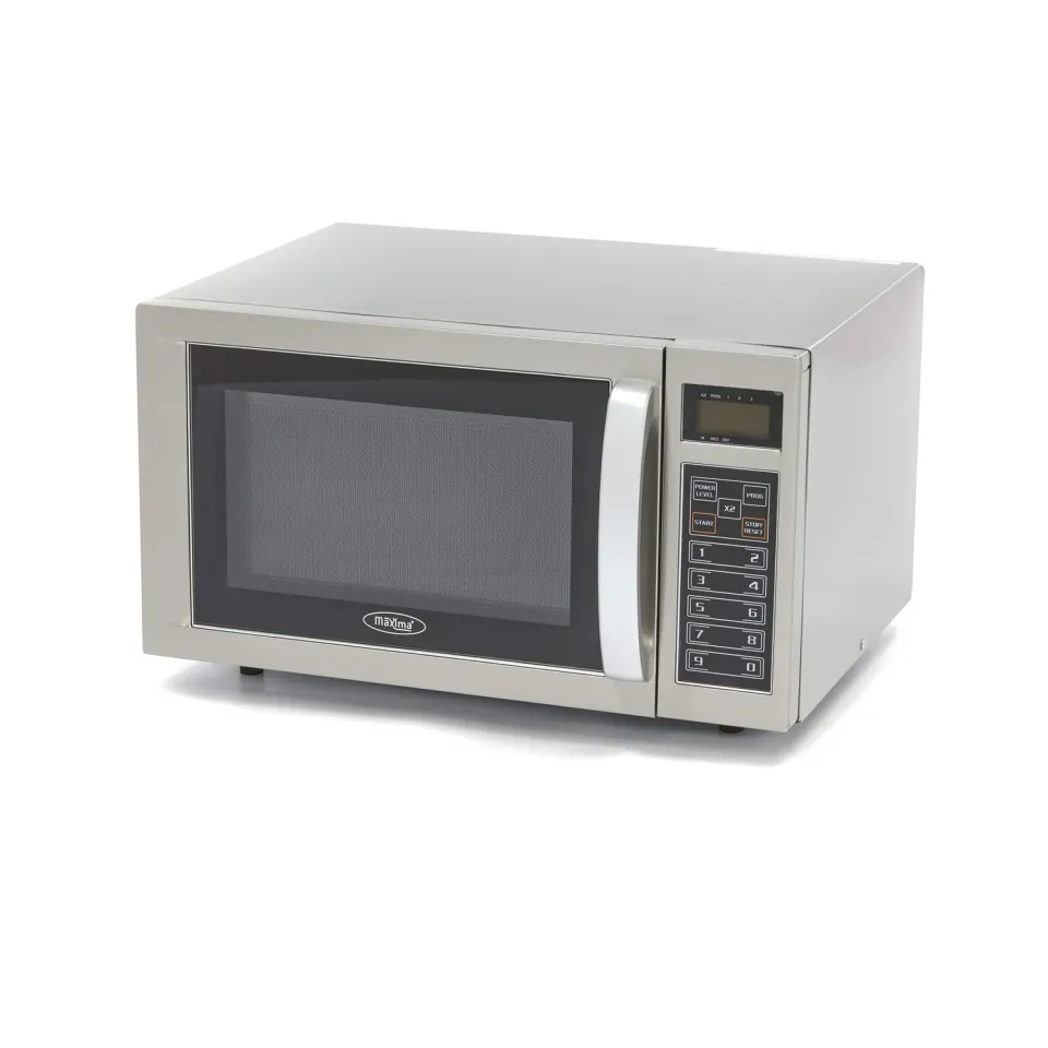 Maxima Microonde Professionale 1000W 20 Programmi Inox