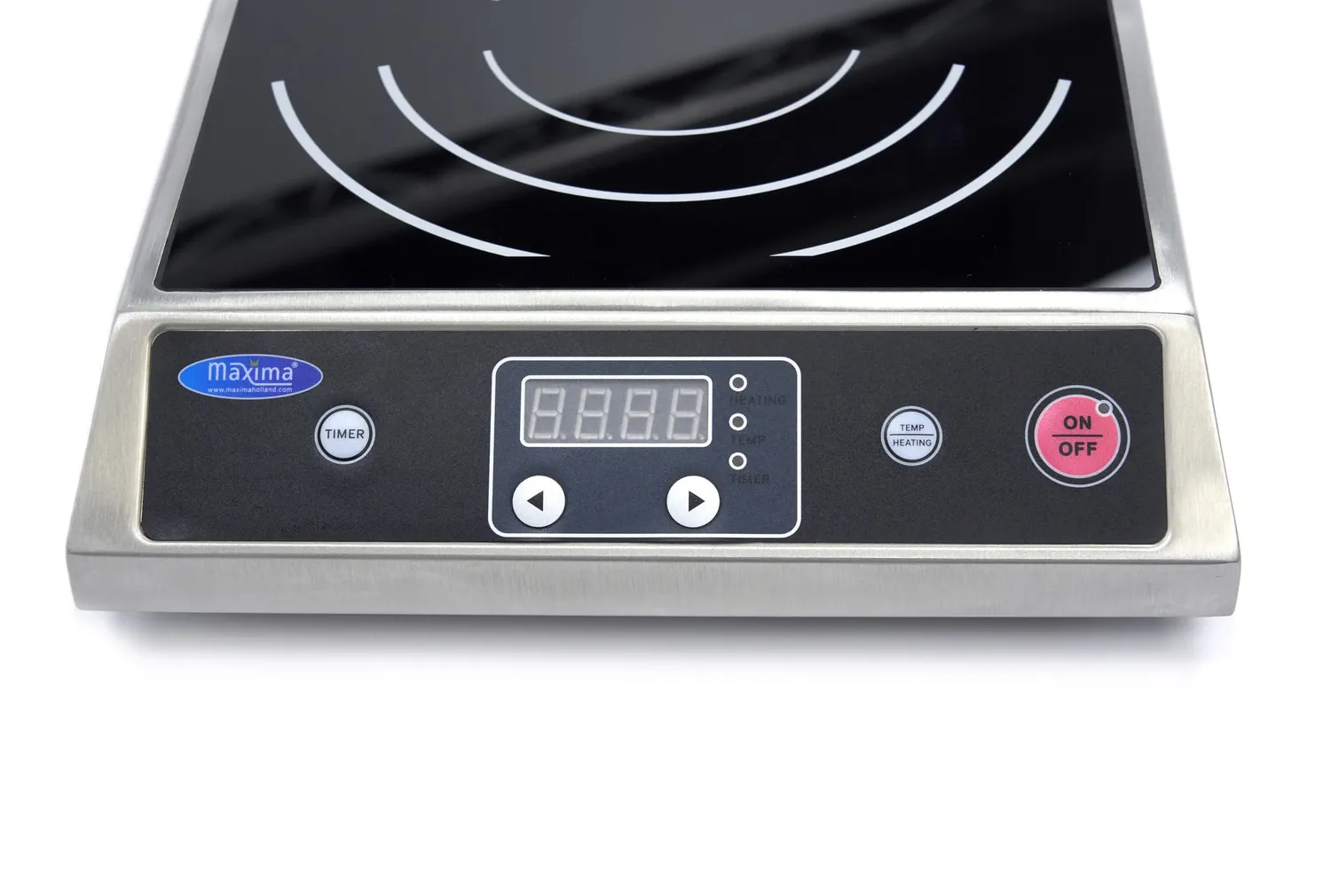 Pizza Maxima Piano Induzione 2700W Ø26 cm con Timer