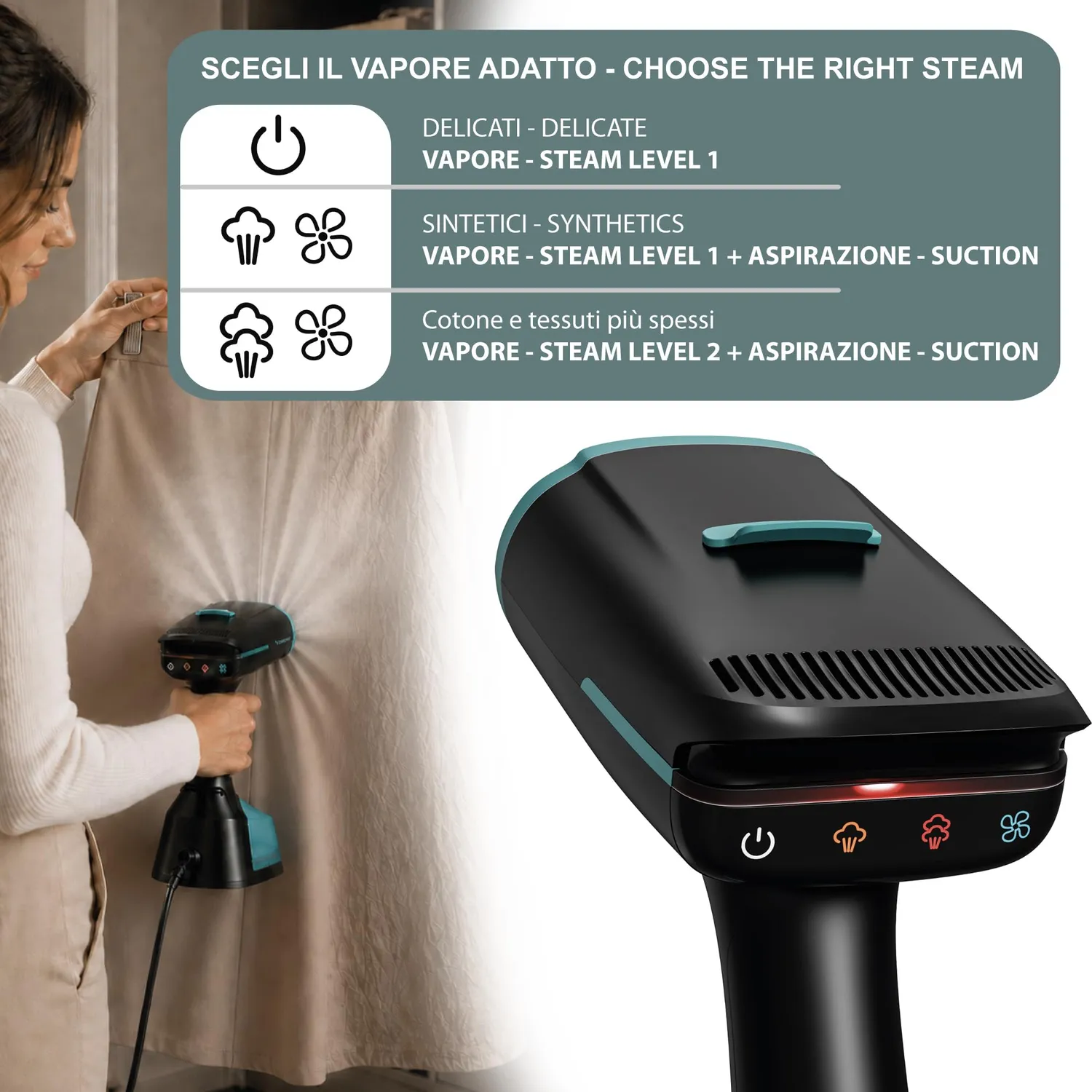 Beper SteamGrip P204FER211 stiratrice verticale 270 ml