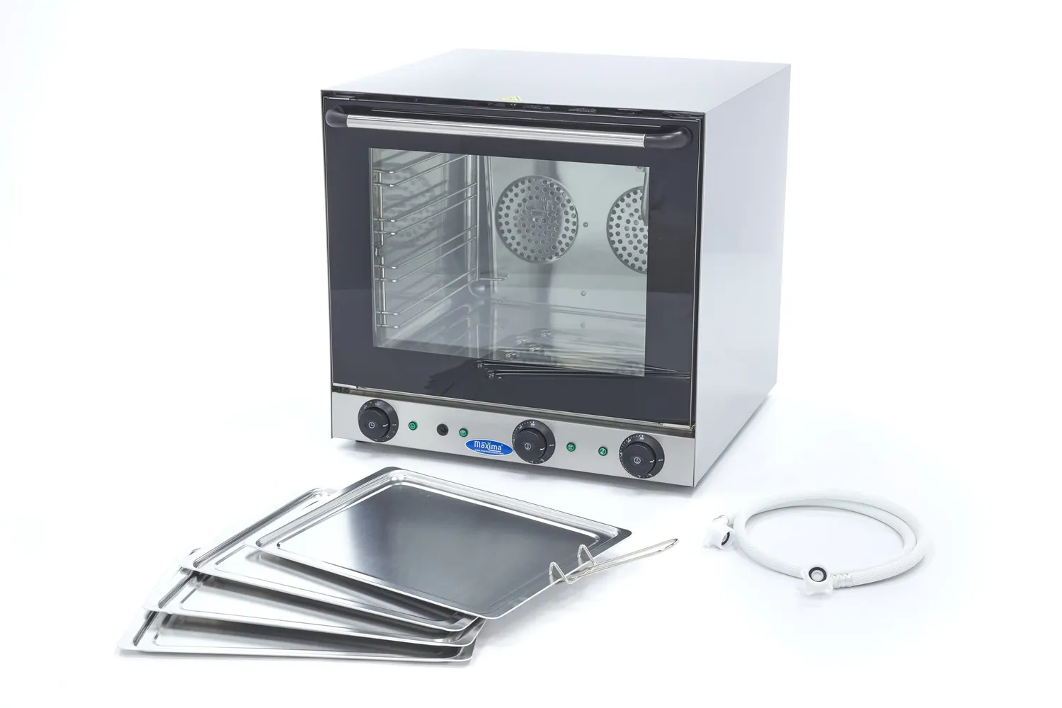 Pizza Maxima Forno Convezione 4 Teglie Grill Vapore
