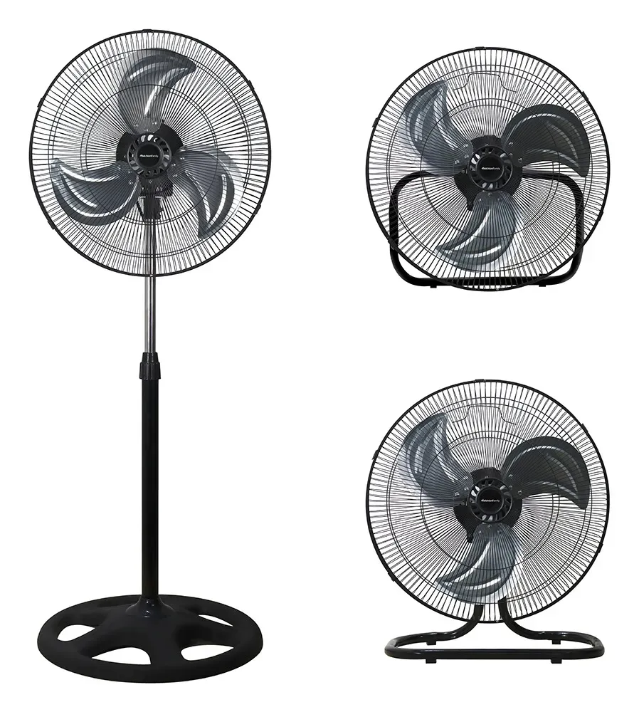 Melchioni Family MF 2412Trio ventilatore 3 velocità metallo